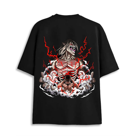 Oversized Heavy weight Tshirt/  Eren Titan