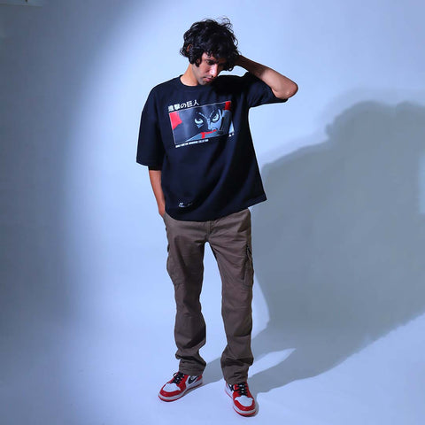 Oversized Heavy weight Tshirt/  Eren Titan