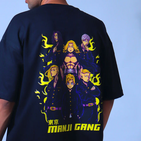 Oversized Heavy weight Tshirt/  Manji Gang