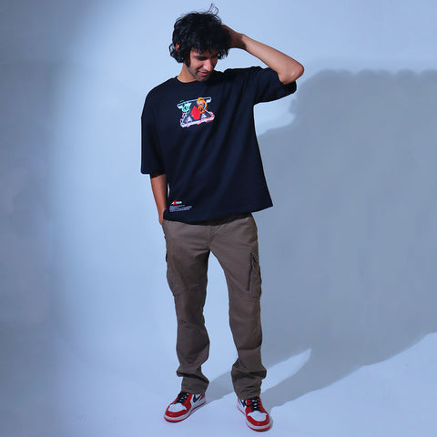 Oversized Heavy weight Tshirt/  Hunter Crew
