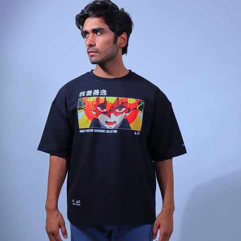 Oversized Heavy weight Tshirt/  Thunder God